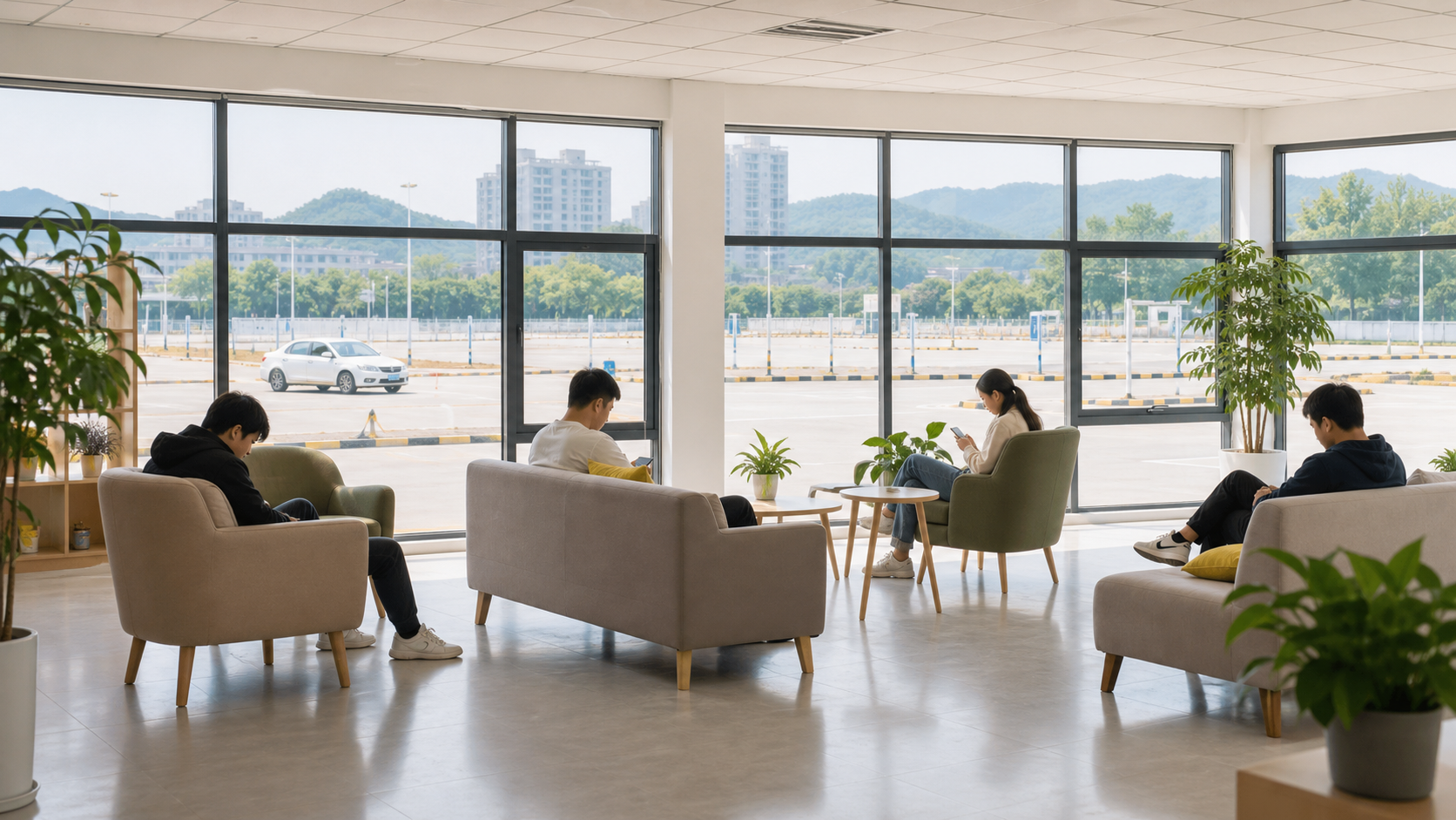 学车休闲区